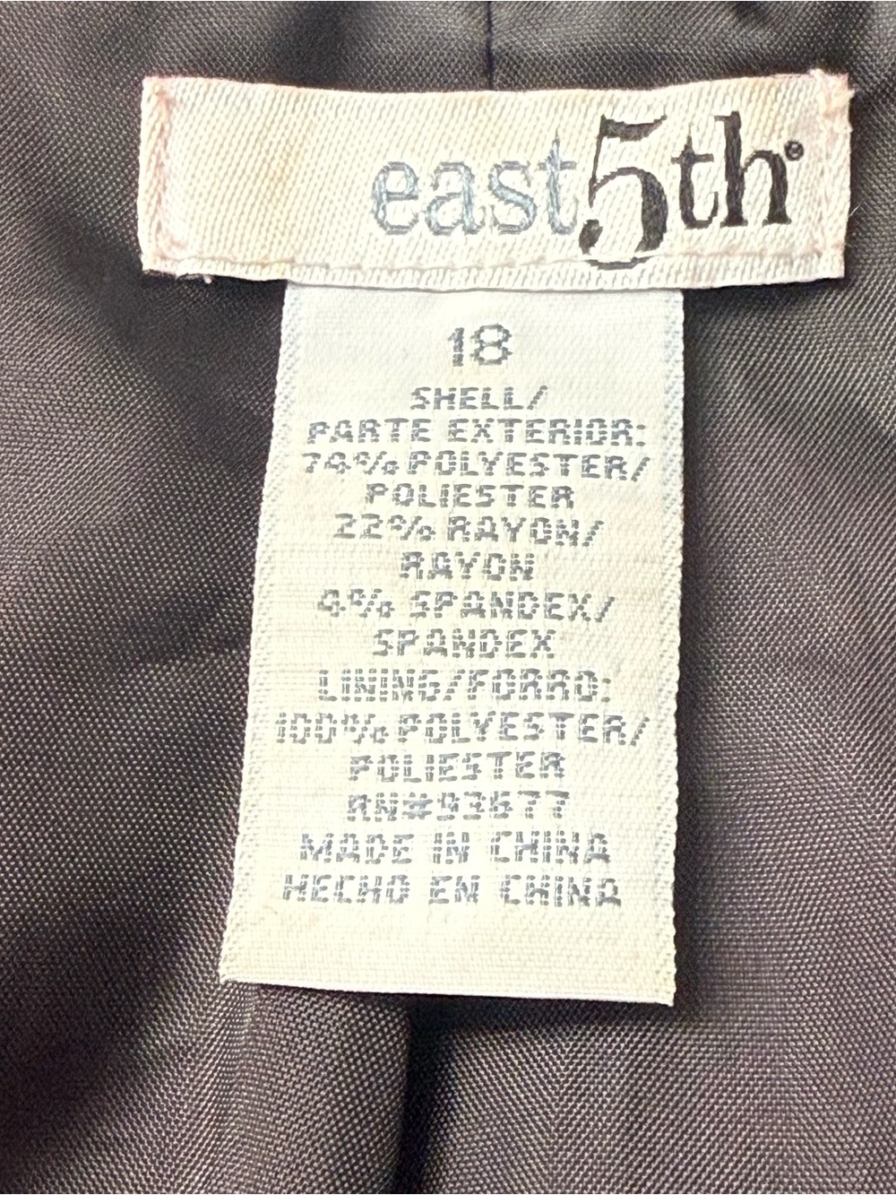 East 5th Women's Classic Long Sleeve Single Breasted Fully Lined Blazer, Plum - Picture 3 of 9